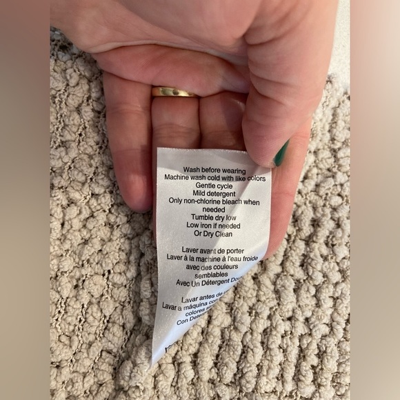 MOTHERHOOD maternity yarn vest/cardigan very cozy L/some pulls/wear - Picture 5 of 13